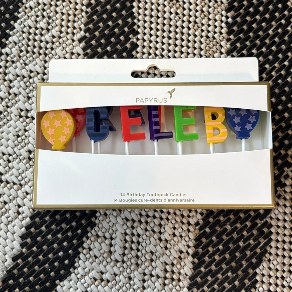 🆕Papyrus “Celebrate” Cake Candles